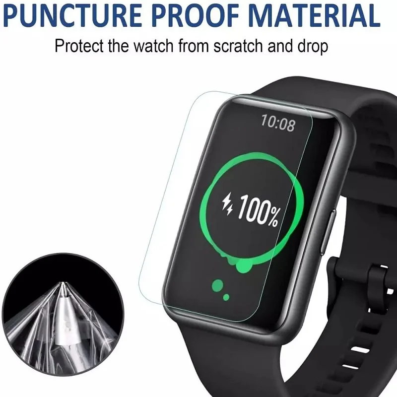 2PCS Weiche TPU HD Klar Schützender Film für Huawei Band 6 Hornor Band 6 Smart Uhr Screen Protector nicht gehärtetem Glas