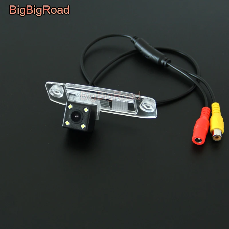 BigBigRoad Car Rear View Reverse Camera With Filter / Power Relay For Kia K3 Sportage R 2 Opirus Amant / Hyundai Sonata Sorento