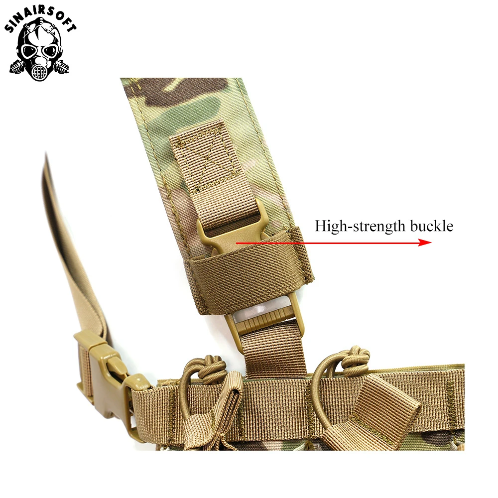 Combat Paintball Multi-pocket Tactical Equipment Gear Hunting Vest Chest Rig Battlefield Outdoor Camping Hiking USMC