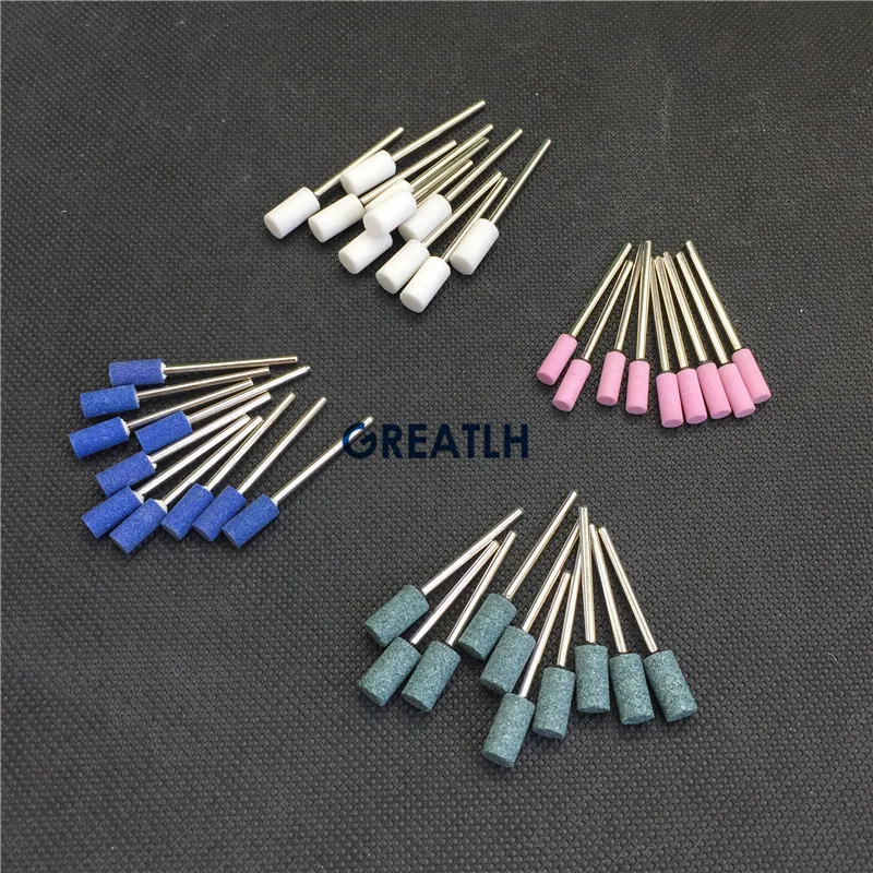 100pcs Dental Gravel Ceramic Burs Polisher 2.35mm coarse  Dental Lab Polishing dental laboratory equipment