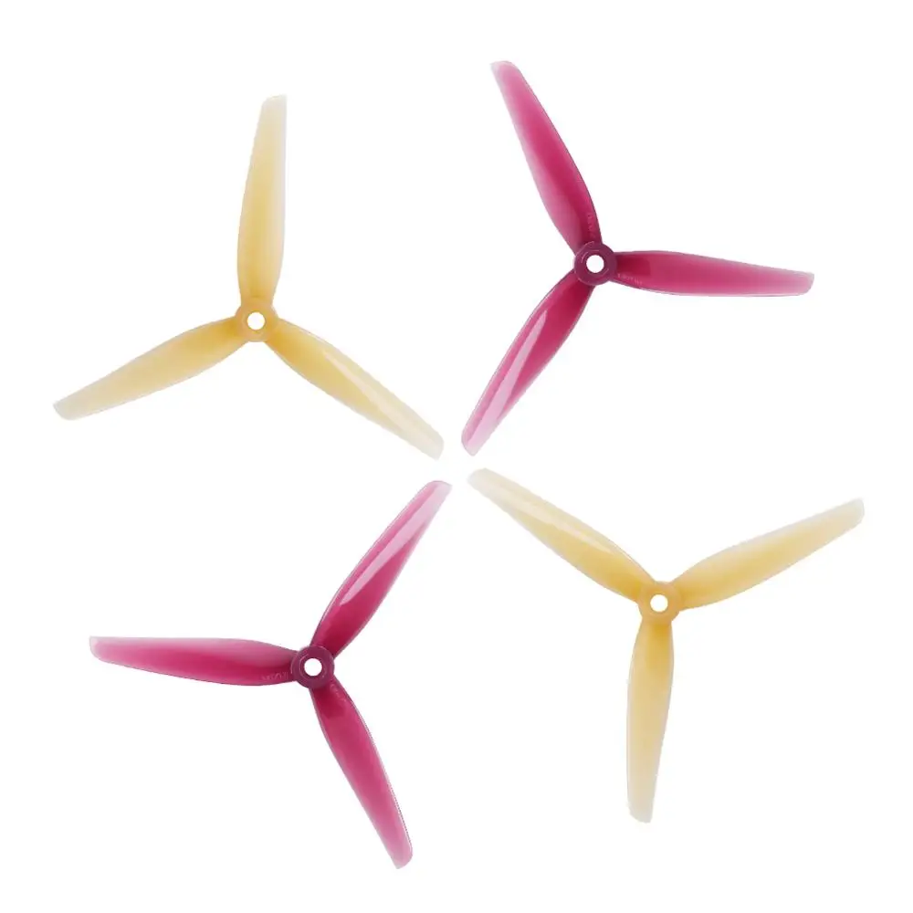 5sets HQ Ethix P3 Peanut & Jelly Prop 5130 5.1X3X3 5.1inch Tri-Blade Propeller for FPV Racing Drone Part