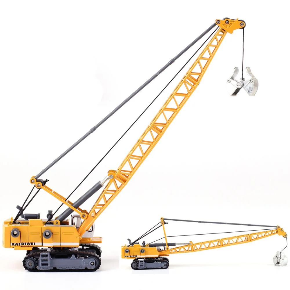 Best selling 1:87 tower crane alloy model,metal engineering model toy,simulation children's gift collection,free shipping