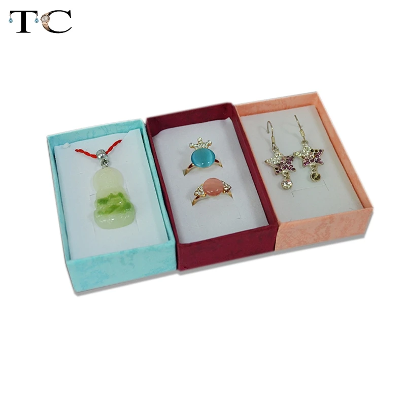 16Pcs Jewelry Sets Display Gift Box Packaging Ring Earrings Necklace Holder Box Wholesale Jewellery Cases 5*8*2.5cm