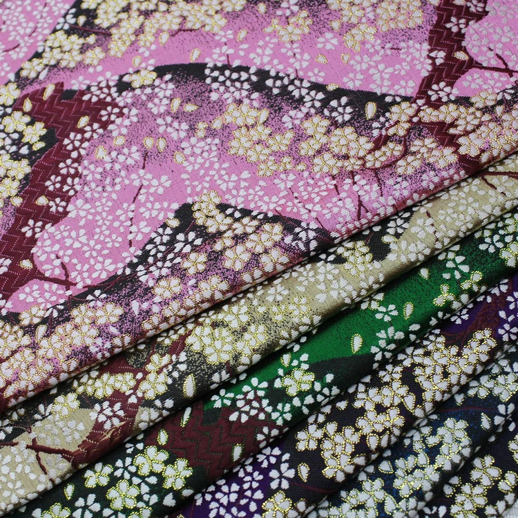 Jacquard Brocade fabric Japanese and Korean Style Cheongsam Baby Clothes Kimono Mongolian Robe Decoration Handmade Fabrics
