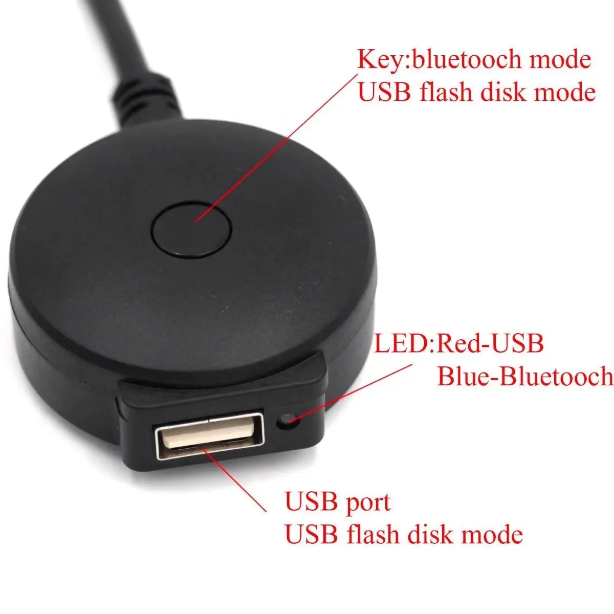 AMI MDI Wireless USB Bluetooth Music Adapter for Audi A1 A3 A4L A6 A6L A7 A8L Q3 Q7