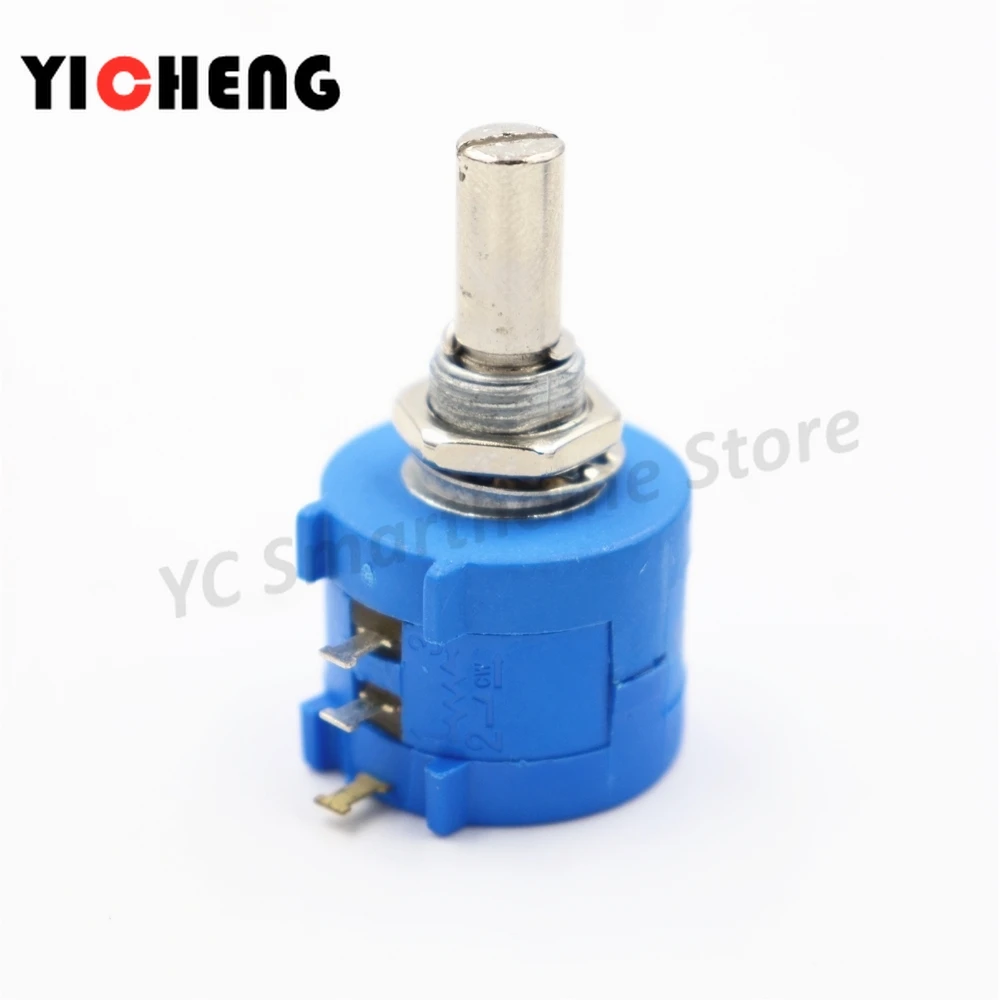 2Pcs 3590S Precision multi-turn winding potentiometer  ,Rotate, feel good,  Knob switch