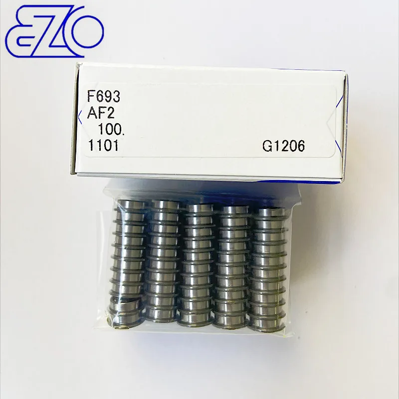 10 Stück/Los EZO Flanschlager F693 3*8*3mm RF-830 offenes Flansch-Rillenkugellager F693 3x8x3 mm – Detail 2