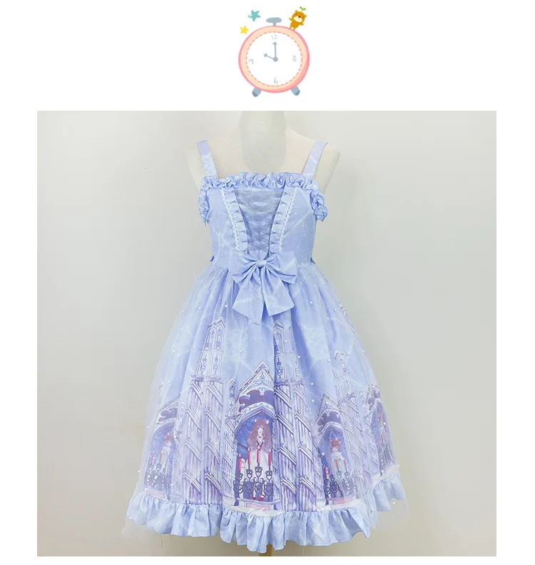 Robe japonaise Sweet Lolita, vintage, menstruelle, bénédiction Kawaii, fille gothique, cosplay JSK Loli, nœud papillon, robe audirighienne haute