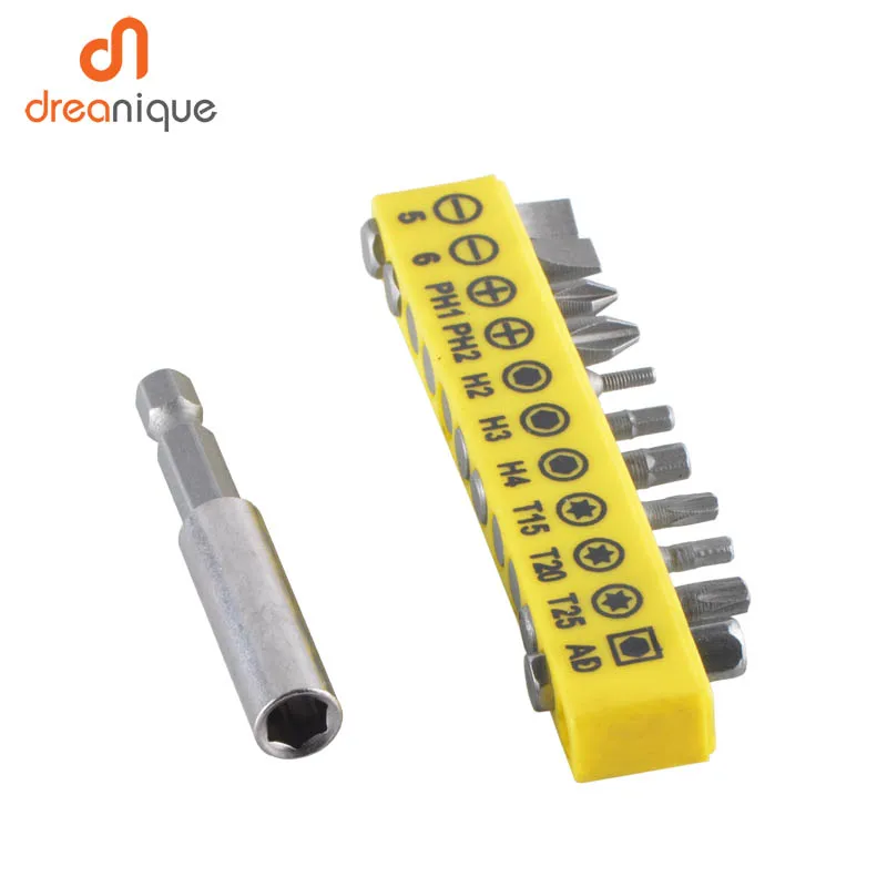 Mèche de tournevis à tige hexagonale universelle, Extension de tournevis Flexible, mèche de forage électrique magnétique hexagonale de 1/4"