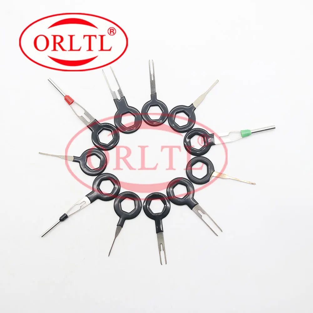 

ORLTL 11 Pcs 3 Pcs Auto Car Plug Circuit Board Wire Harness Terminal Extraction Pick Connector Crimp Pin Back Needle Remove Tool