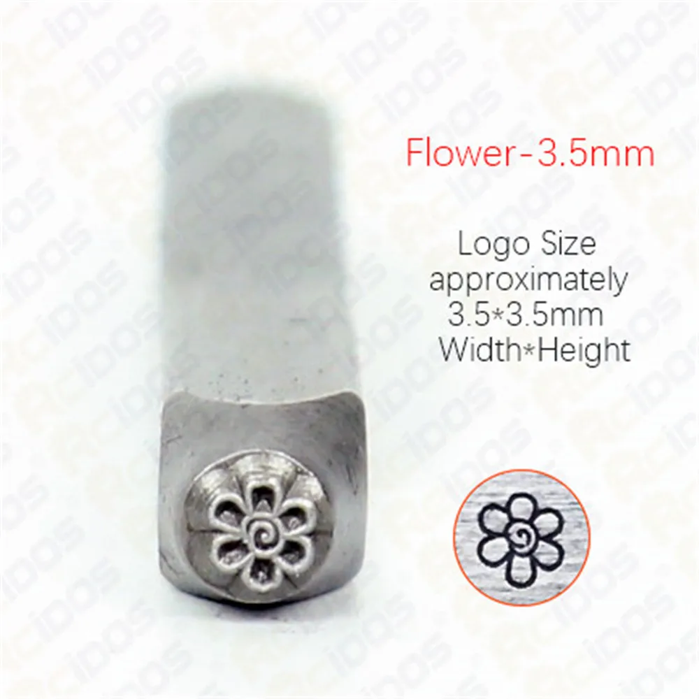 Butterfly Flower 3mm Design Metal Jewelry Design Stamps,DIY Bracelet/jewelry symbols steel stamp