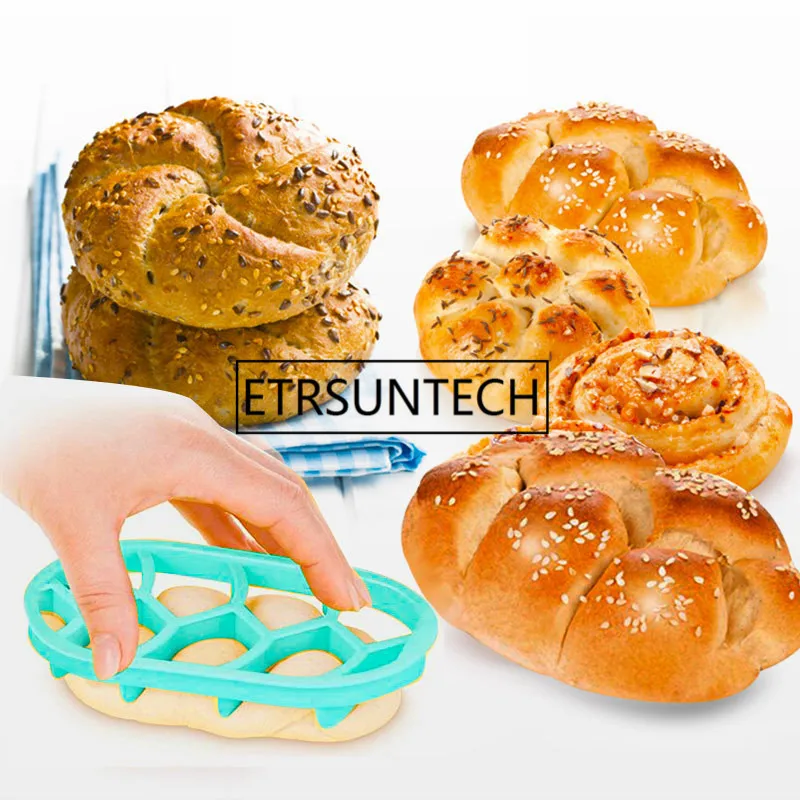 50pcs Bread Molds Press Bread Cake Biscuit Moulds Cake Biscuit Pastry Round Oval Molds Baking Decoration