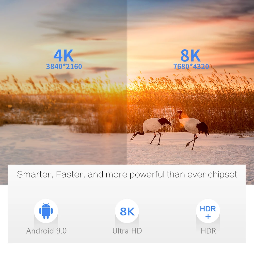 Boîtier TV X96 Max Plus, Android 9.0, Amlogic S905bery, 4 Go/64 Go/32 Go, WiFi, BT, 8K, 24fps, Youtube, lecteur multimédia décodeur 2G/16G