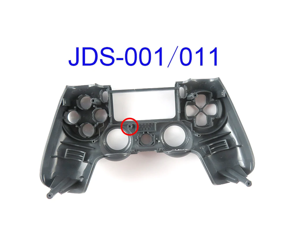 10 juegos de carcasa completa de camuflaje con piezas conductoras de teclas pequeñas completas para controlador inalámbrico PS4 JDS 001 011 JDM