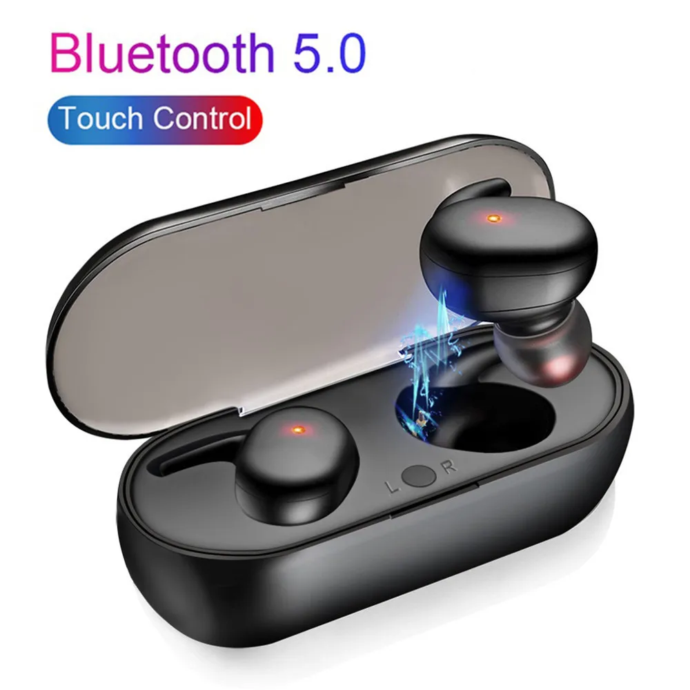 TWS Wireless Blutooth 5.0 Earphone Noise Cancelling Headset  Waterproof With Microphone For iPhone Samsung Huawei