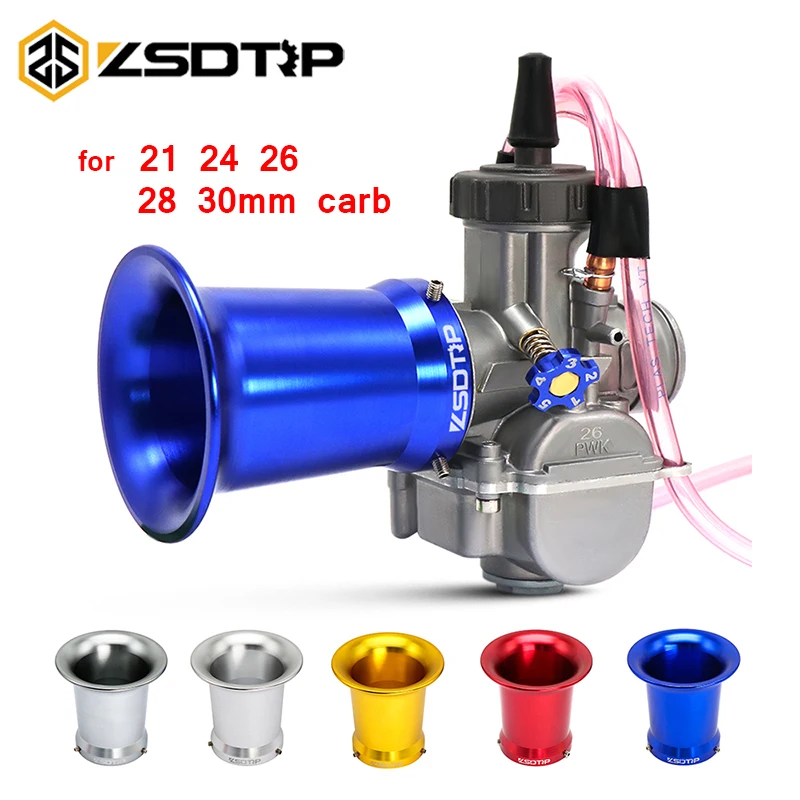 

ZSDTRP 50mm Air Filter Wind Cup ATV Air Filter Cup Motorcycle Carburetor Horn Cup for PWK 21/24/26/28/30 PE28 PE30