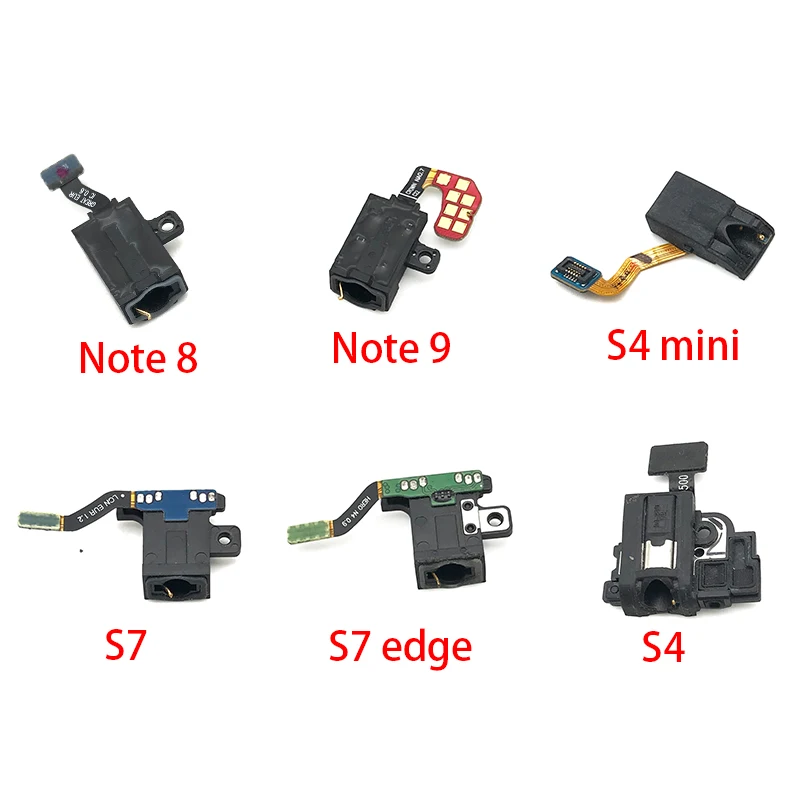 New Earphone Headphone Jack Audio Flex Cable For Samsung S10 S10e S9 S8 Plus S7 S7 edge S4 Mini Note 8 9 Earphone Earpiece