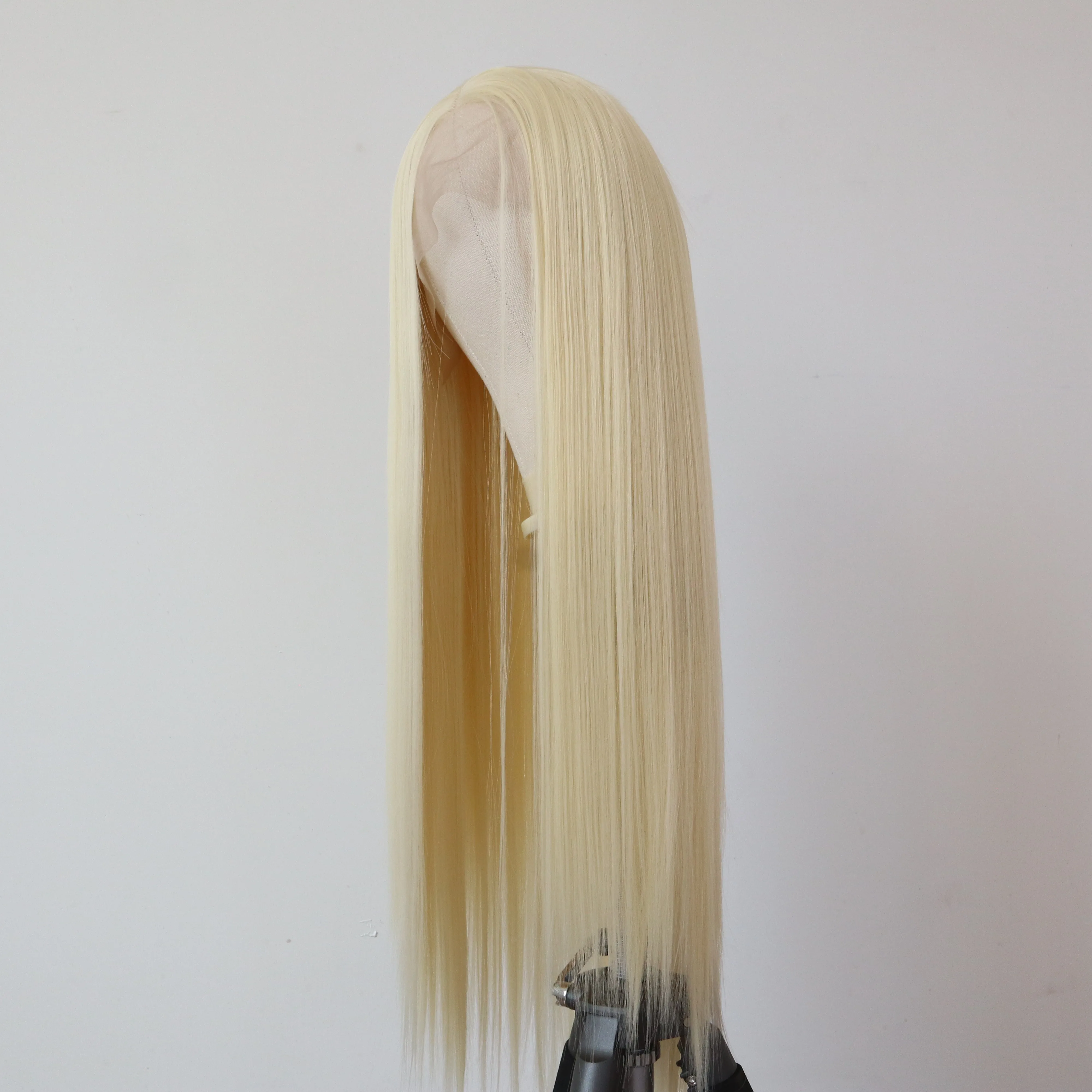 

Blonde Synthetic Lace Front Wigs for Women Heat Resistant Fiber Hair Straight Long 613 Lace Front Wig