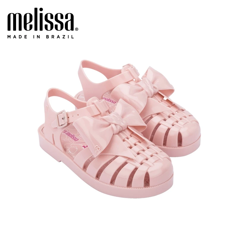 Mini Melissa sandali per ragazze sandali con fondo in gelatina morbida bambino bambino antiscivolo carino principessa scarpe romane scarpe da spiaggia per bambini