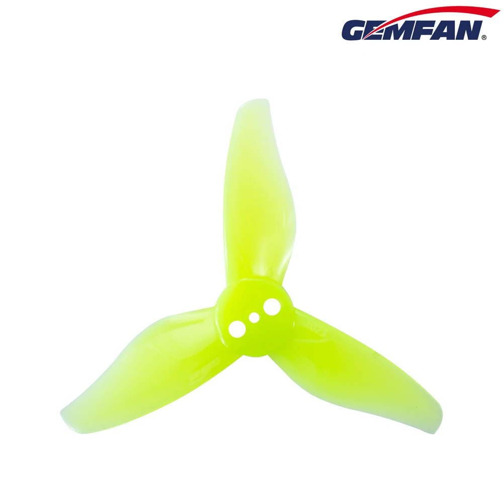 16PCS/8Pairs GEMFAN Hurricane 2023 2 Inch 3-Blade Propeller 3 Holes 1.0mm/1.5mm Center Hole Diameter for RC Toothpick FPV Drone