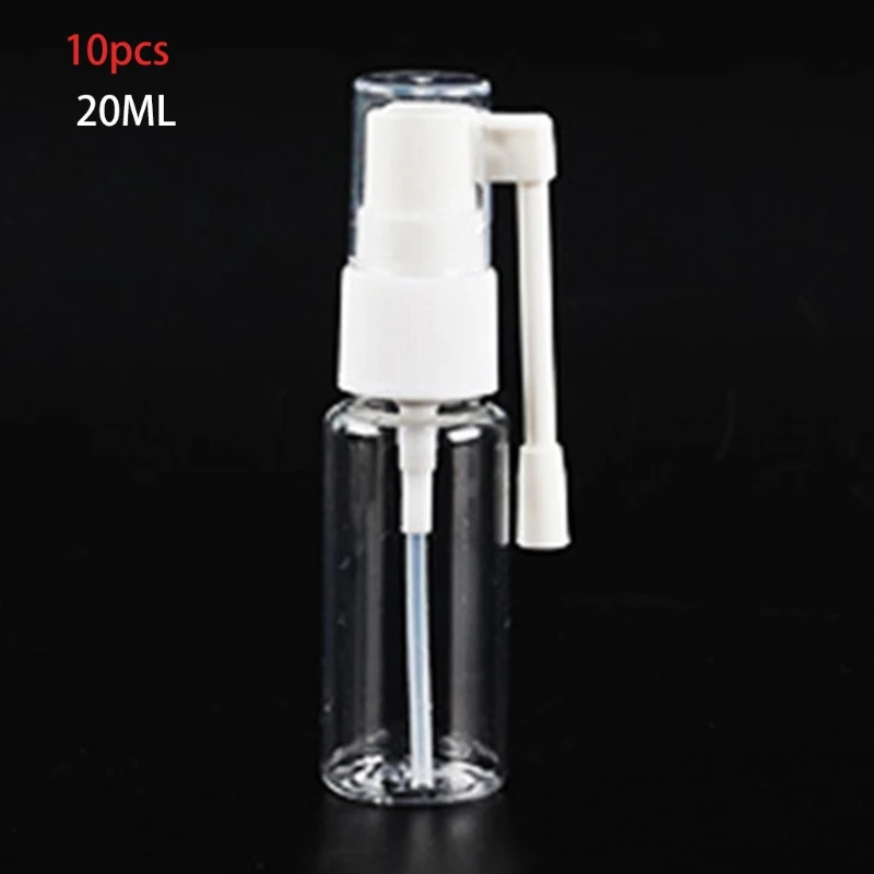 10Pcs Clear Roatation Empty Spray Bottle Reflillable Elephant Nose Water Sprayer