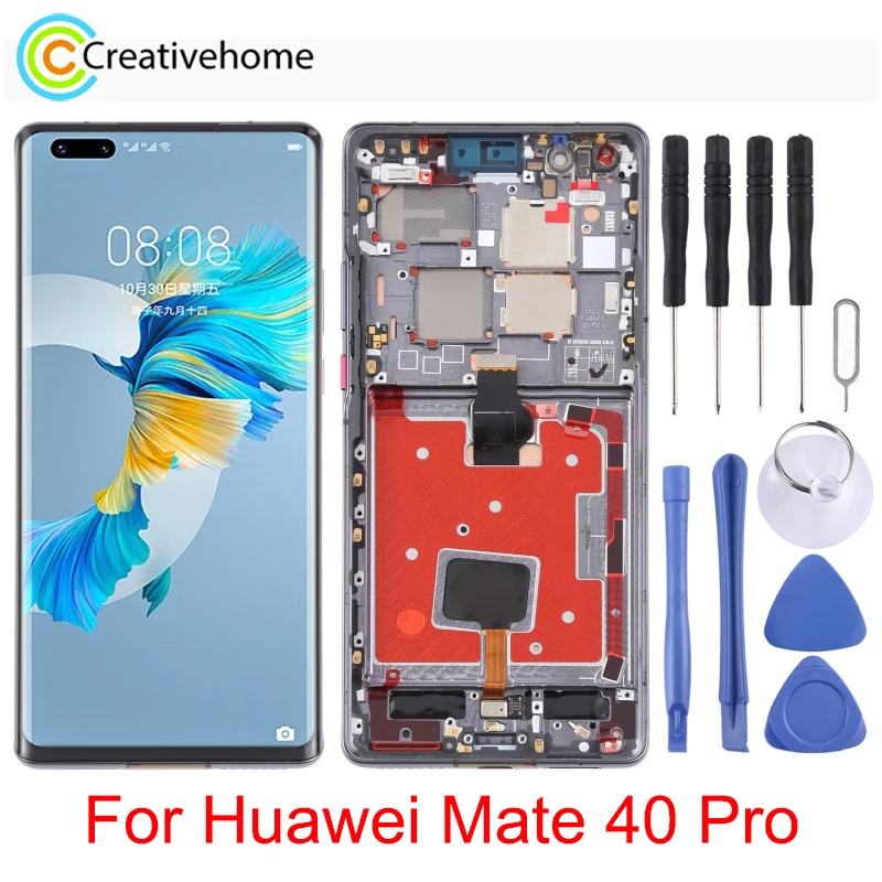 

Original LCD Screen and Digitizer Full Assembly with Frame for Huawei Mate 40 Pro