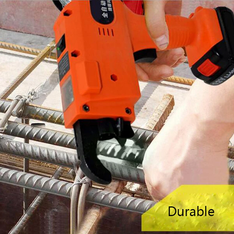 Automatic Rebar Tying Machine  Rechargeable Lithium Battery Electric Tool Rebar tier 1500mAh/3000mAh