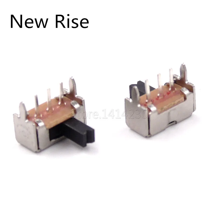 10Pcs 3 Pin PCB 2 Position 1P2T SPDT Miniature Slide Switch Side Knob SK12D07VG4