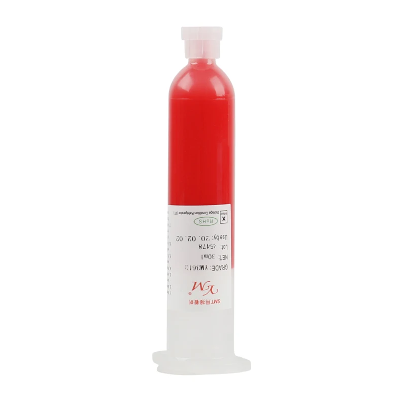 SMT Patch Red Glue Adhesives For SMD SMT BGA IC Stencil Repair FUJI Dispenser Mounte