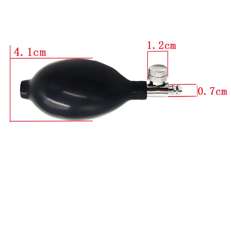 Inflatable Ball Blood Pressure Cervical Tractor Latex Air Inflation Balloon Bulb Pump Valve for Sphygmomanometer Tonometer