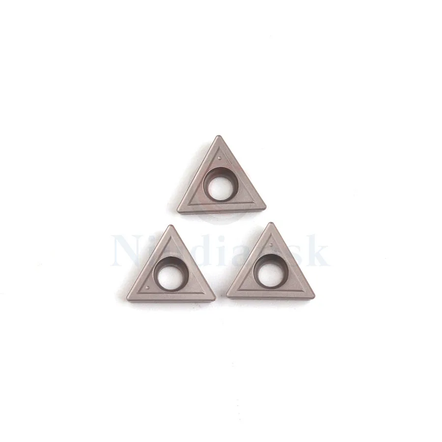 Insertos de torneado de material cermet LF90 de alta calidad, herramientas de torno de metal CNC, insertos de carburo adecuados para corte de acero, TCMT110204-MT