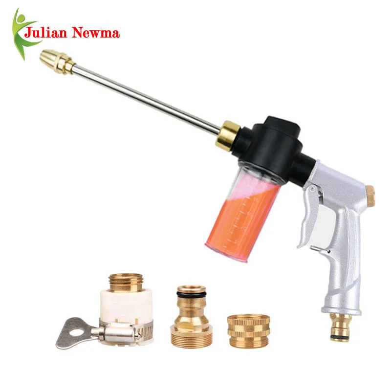 

High Pressure Water Gun Garden Hose Sprayer Washing Machine Car Washer Spray Nozzle Foam Sprinkler Irrigation Set Garden Tools