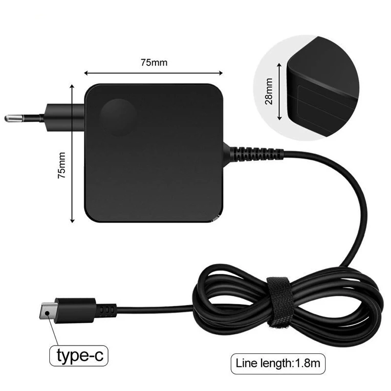 65 واط 60 واط 45 واط USB C نوع C الهاتف سريع Chager ل ماك بوك باد برو ASUS ZenBook لينوفو ديل شاومي الهواء HP سوني امدادات الطاقة محول