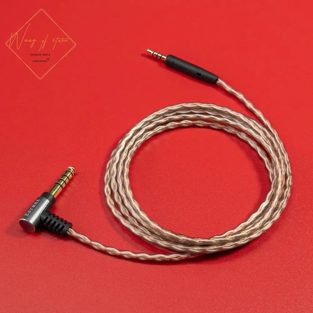 

6N Hifi Balanced Headphone Cable For JBL EVEREST 300 700 On-Ear Elite Headphones 6N OCC 99.99997% 4.4mm 2.5mm 3.5mm Gold Plated