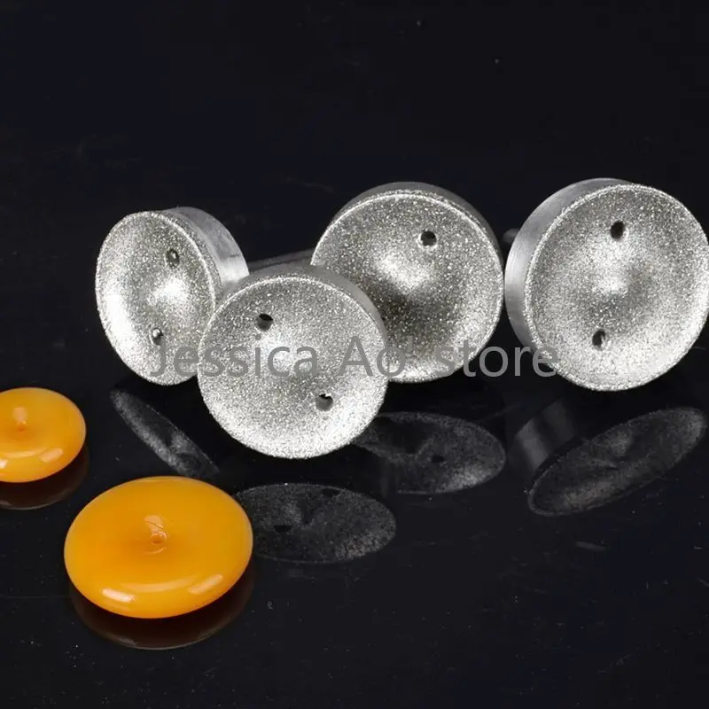 100/240 Grit Fine/Coarse Sand Peace Button Jade Buckle Grinding Head Polishing Jade Processing Tools Emery Grinding Wheel