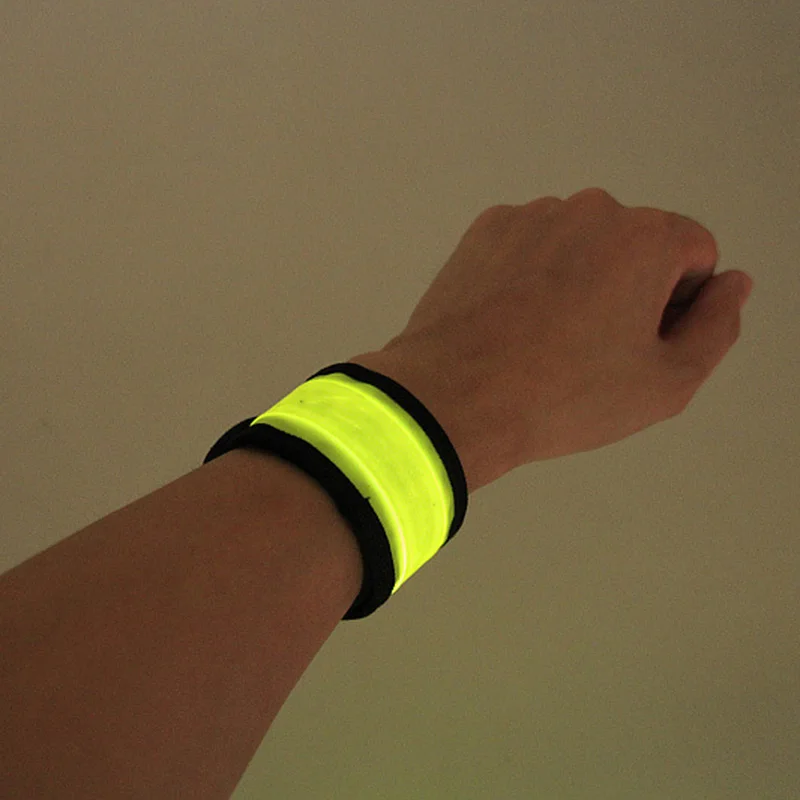 LED Light Strap Bracelets Wristband for Night Sports Running Riding Glow Safety Lamp Cycling Warning Wrist Strap Glowing Slap