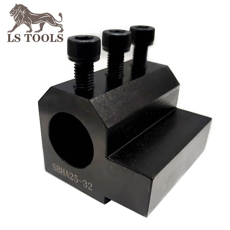 

LS TOOLS Lathe holder seat SBHA20-20 Drilling Turning tool holder auxiliary tools SBHA25-25 SBHA32-40 inner hole guide sleeve