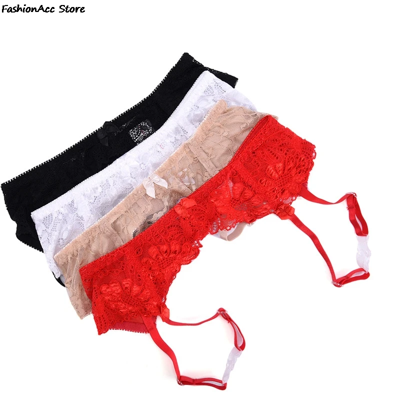 Garters Suspenders Double Breasted Adjustable Waist Belt for Stockings Socks M and L Plus Size for Stockings