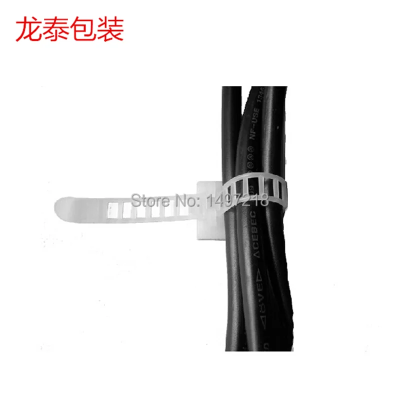 10-100 PCS CL-1 Bianco e Nero 3 M Adesivo di Plastica Cavo Pinze Morsetto per Filo Cravatte Regolabile Cavo cravatta Fix Supporto Pinze