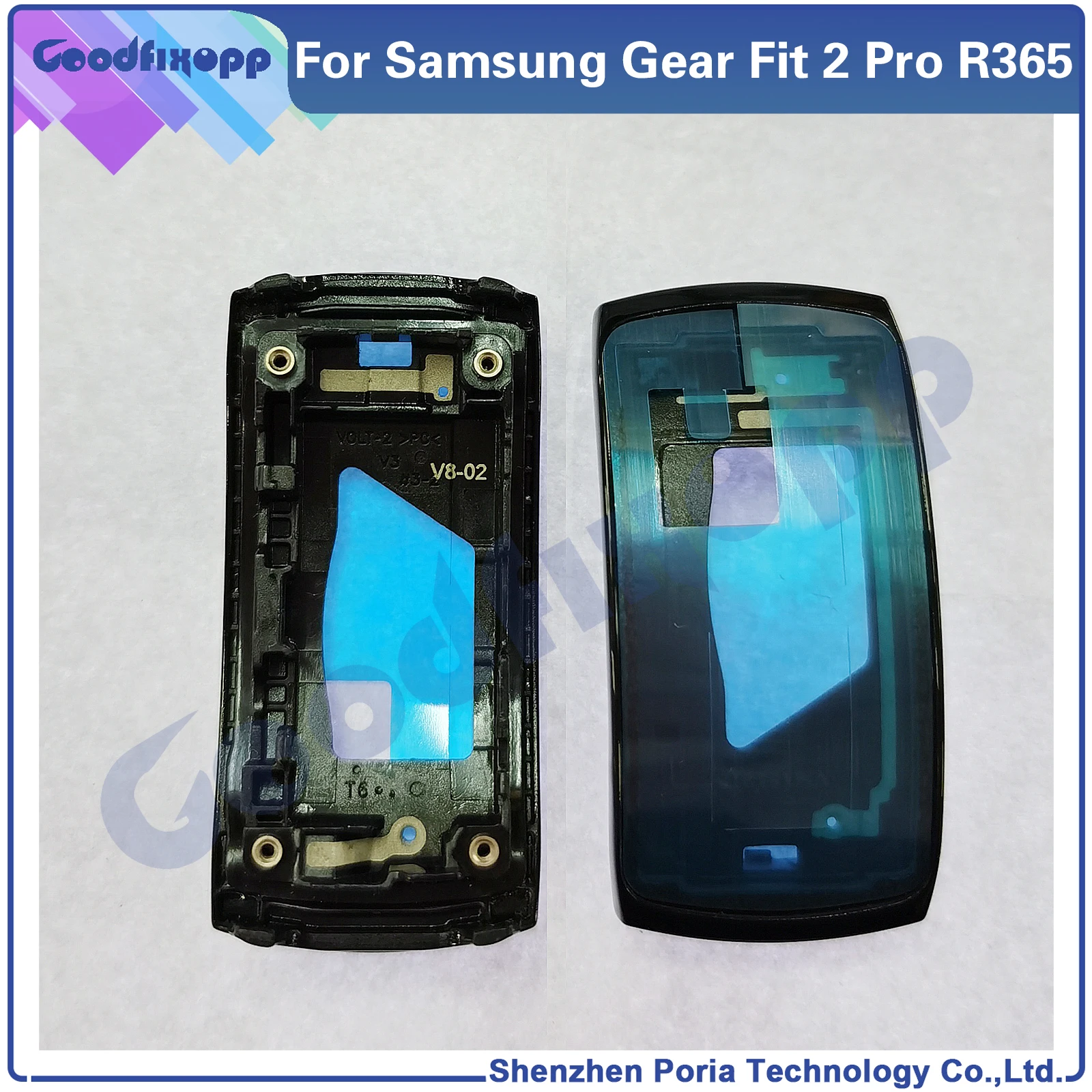 

Для Samsung Gear Fit 2 Pro R365 SM-R365 Fit2Pro средняя плата корпуса с поддержкой ЖК-дисплея средняя Лицевая панель передняя рамка без стекла