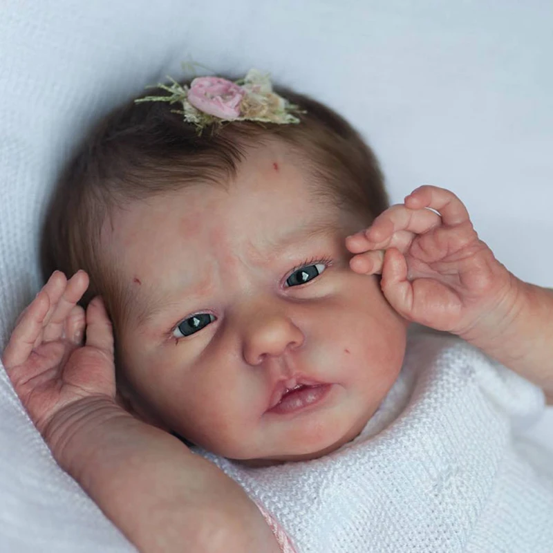 

19 Inch Reborn Doll Kit Ellie-Sue Newborn Baby Size Popular Limited Edition Set Unfinished Doll Parts Cute and Realistic Doll Ki