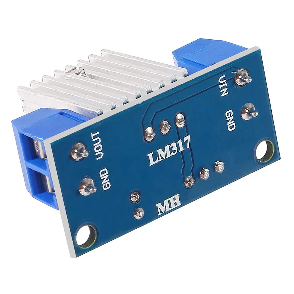 6pcs LM317 Adjustable Voltage Linear Regulator Power Supply LM317 DC-DC 4.2-40V To 1.2-37V Step Down Buck Converter Board Module