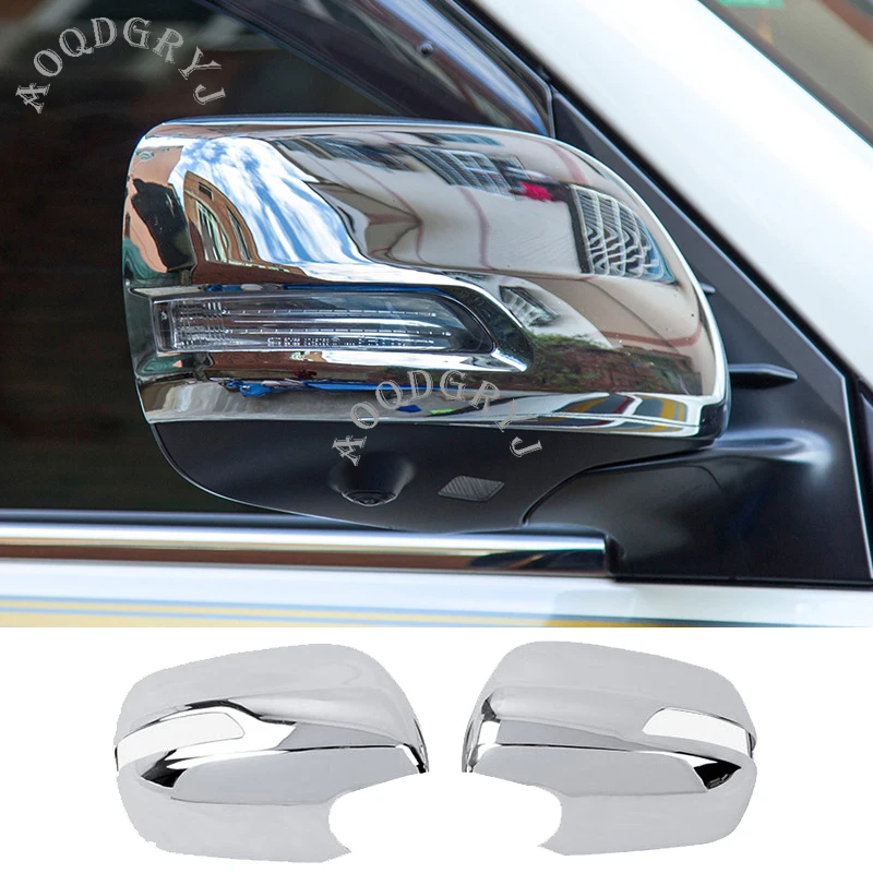 

Car Styling Accessories ABS Chrome Rearview Mirror Molding Covers Trim For Toyota Land Cruiser LC200 2012-2020