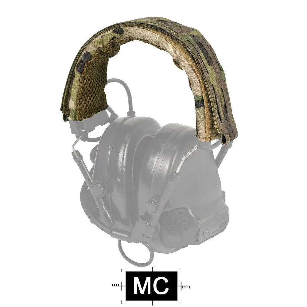 Taktische Kopfband Headset Abdeckung Outdoor-Kopfhörer modulare Beschichtung Kopfhörer abdeckung Ohren schützer Mikrofon Jagd schießen