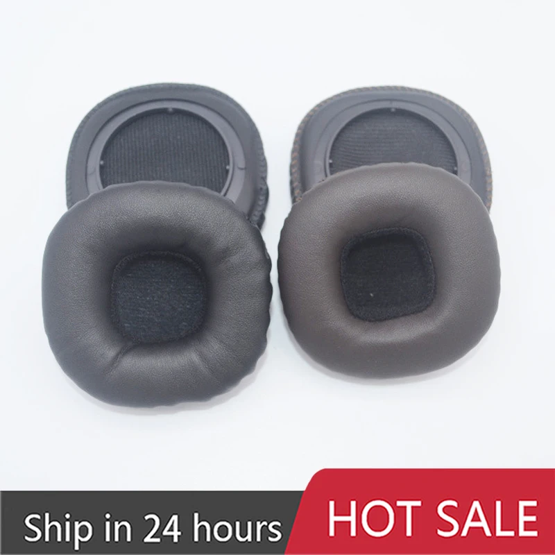 1 par fone de ouvido almofadas para marshall meados anc bluetooth fones substituição almofadas almofada esponja espuma de couro macio earmuffs