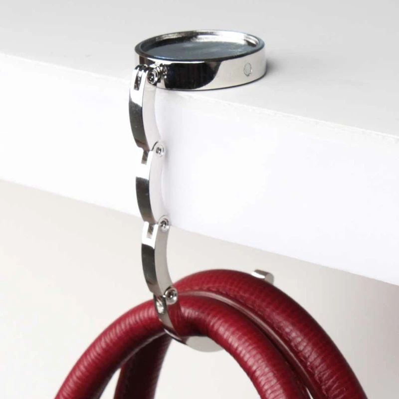 Customize Advertising Gift Purse Hook Folding Handbag Holder Purse Table Hanger Custom Logo Company Promotional Gifts 40 Pieces