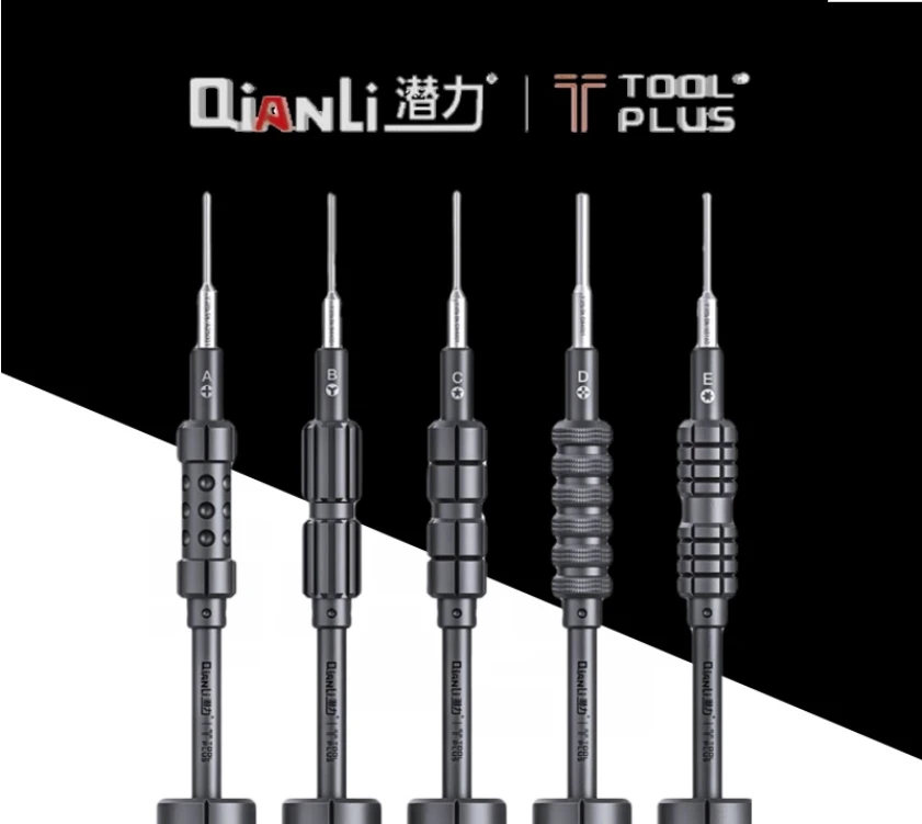 Qianli High-Precision Anti-Rust Anti-Slip Screw Driver 3D Screwdriver Set Pentalobe Y For iPhone 5/6 7/8 8g X/XS MAX 11 Pro Max