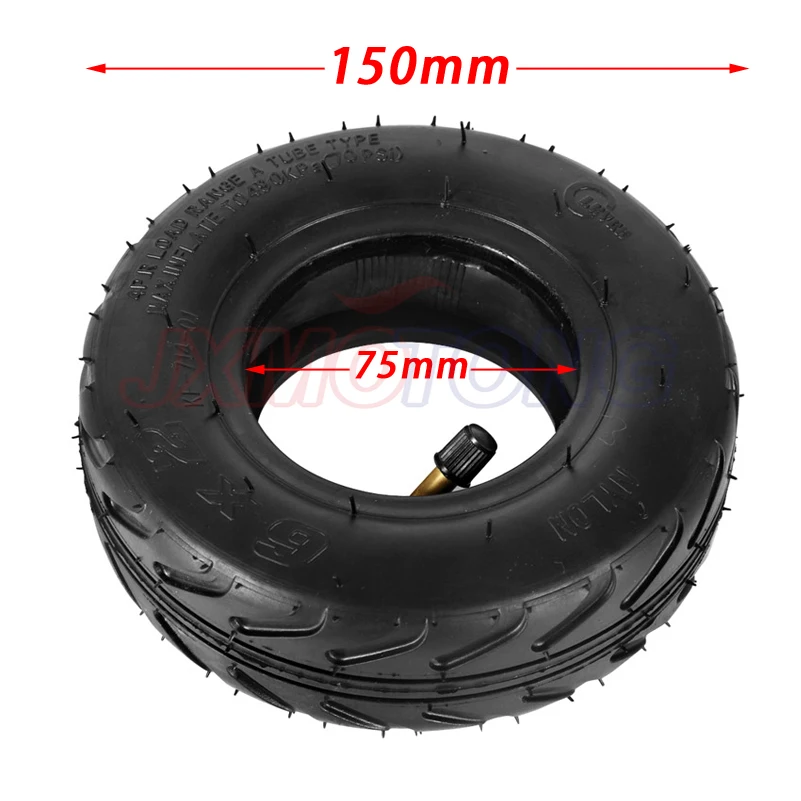 6X2 Inflation 6 Inch Inner and Outer Tire for Electric Scooter Wheel Chair 6X2 Pneumatic Tire