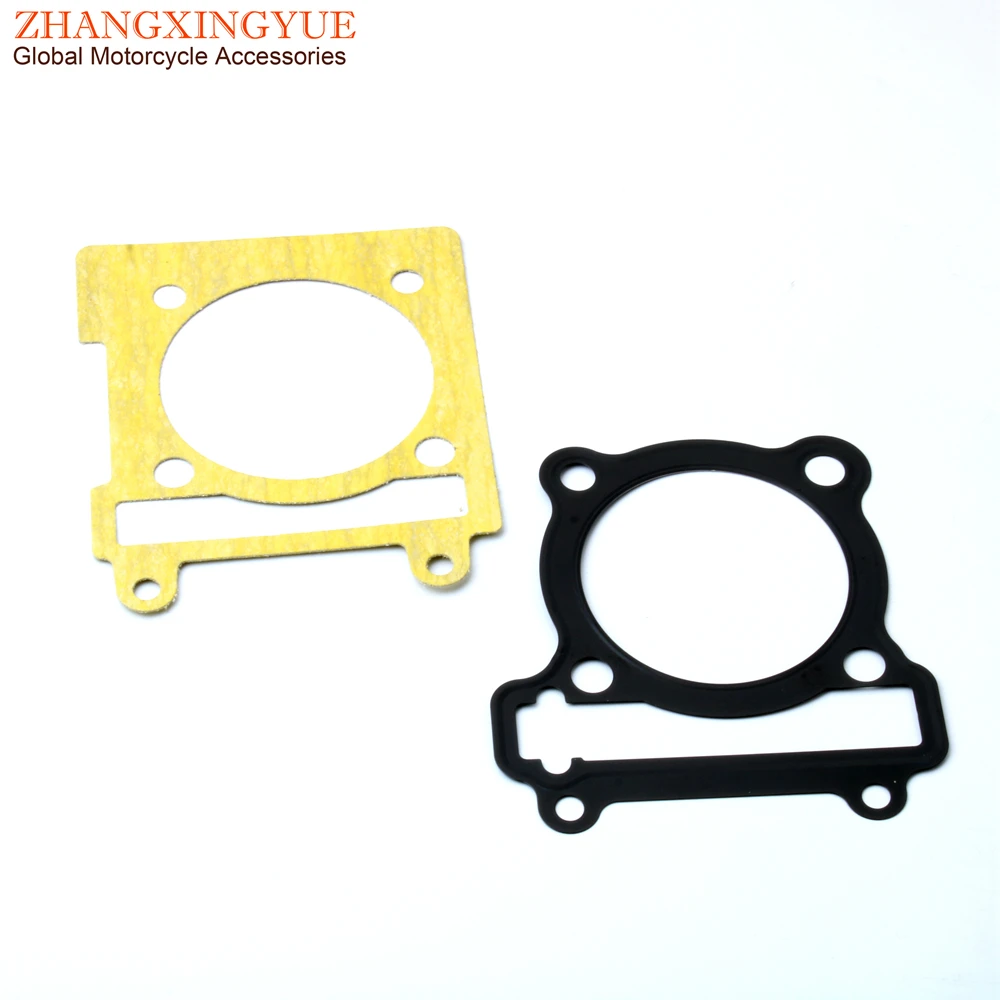 Scooter 67mm Big Bore Cylinder Gasket Set Top End for Yamaha Bws125 Zuma125 Cygnus125 YW125 Bws Zuma Cygnus YW 125cc 4-Stroke