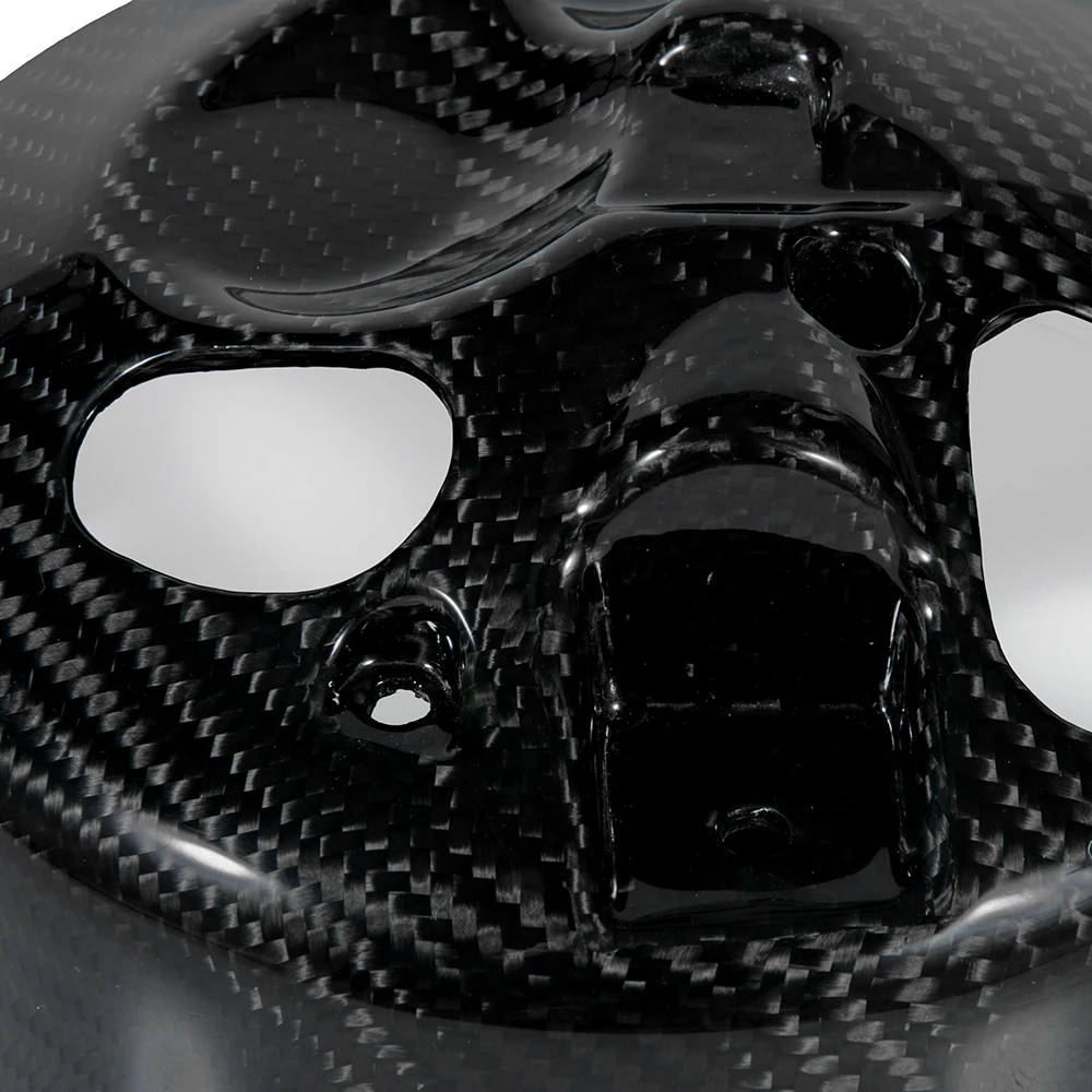 For YAMAHA XSR 900 XSR900 100% Real Carbon Fiber Motorcycle Headlight Bucket Back Cover Protection Twill Weave Gloss Black